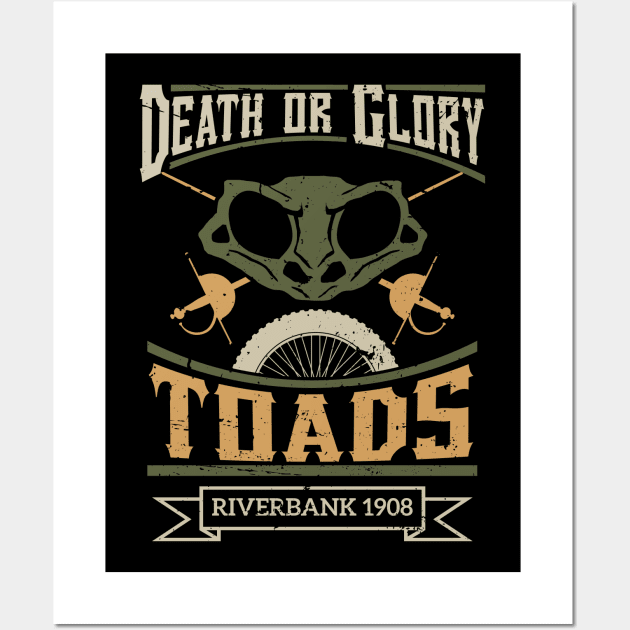 Death or Glory Toads - Riverbank 1908 Wall Art by Essoterika